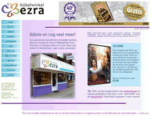 Tablet Screenshot of bijbelwinkelezra.nl